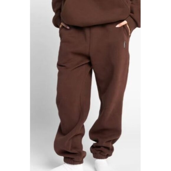 Comfrt Standard Sweatpants Women Size XL Plus NWT Heavy Weight Soft Cozy Walnut - Picture 1 of 16